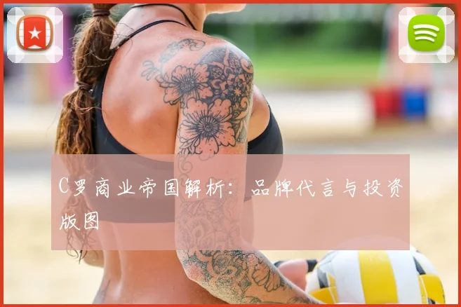 C罗商业帝国解析:品牌代言与投资版图